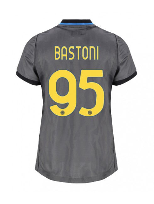 Inter Milan Alessandro Bastoni #95 Ausweichtrikot für Frauen 2026-27 Kurzarm Inter Milan Alessandro Bastoni #95 Ausweichtrikot für Frauen 2026-27 Kurzarm